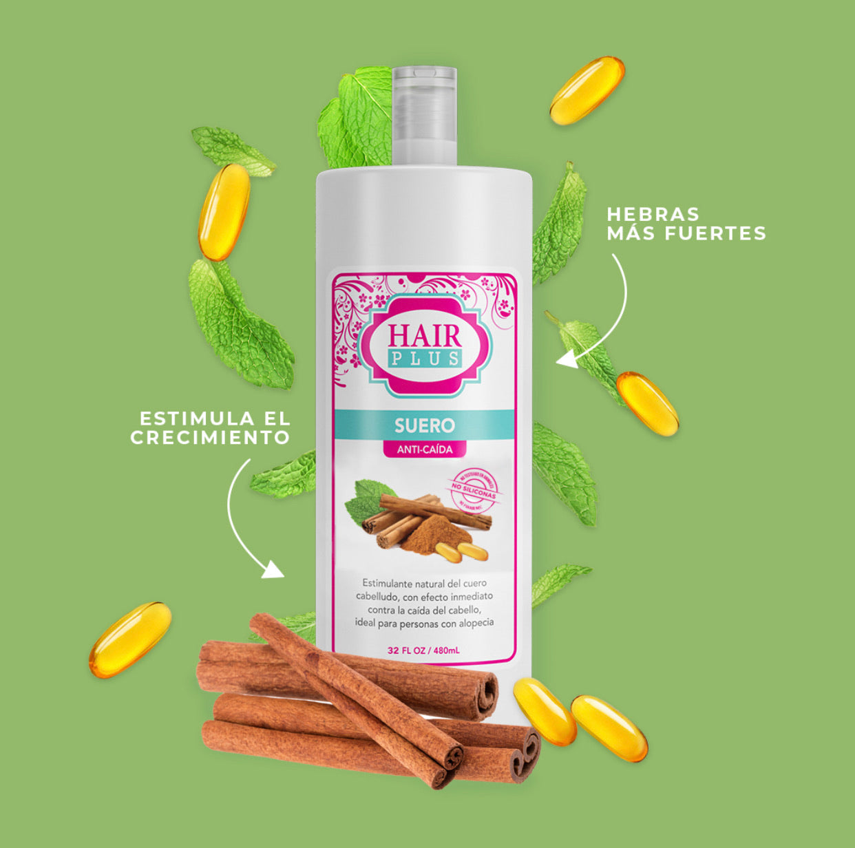 Suero Control Caída y Crecimiento 32oz