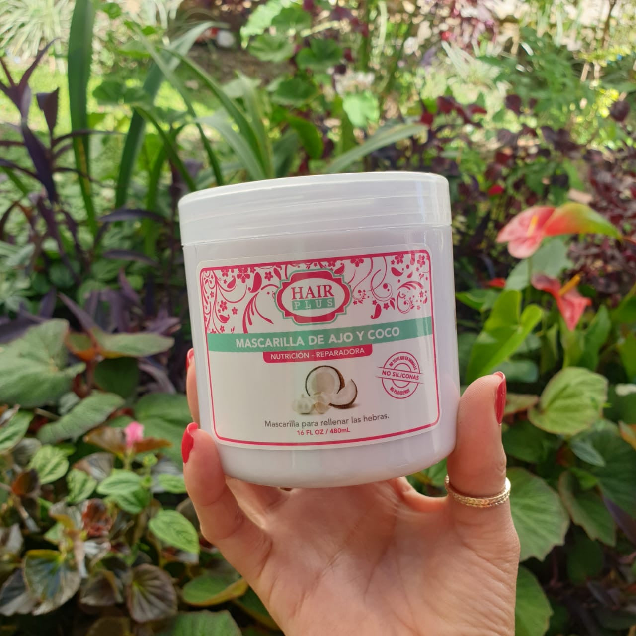 Mascarilla de Ajo y Coco