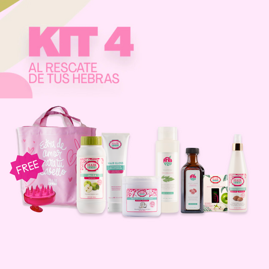 AL RESCATE DE TUS HEBRAS (KIT 4)