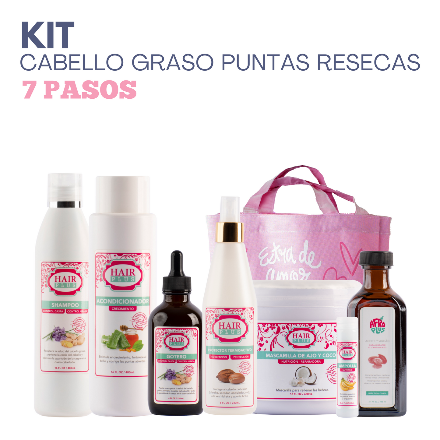 KIT PARA CABELLOS GRASOS Y PUNTAS RESECAS