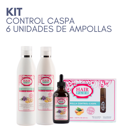 KIT CONTROL CASPA AMPOLLAS (6 UNIDADES)