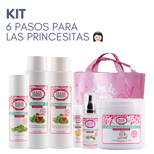 KIT 6 PASOS PARA LAS PRINCESITAS