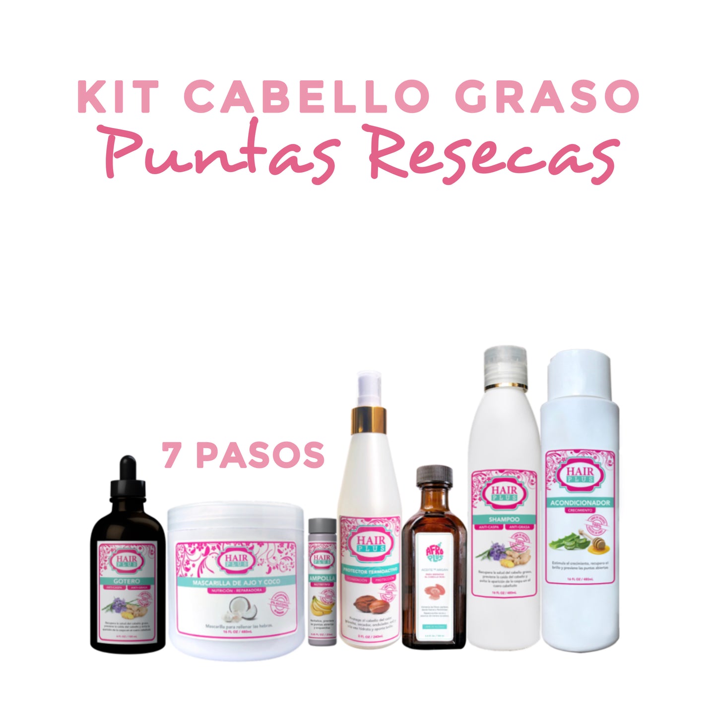 KIT PARA CABELLOS GRASOS Y PUNTAS RESECAS